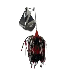 1/2 oz Quad Blade Buzzbait with 66 Strand Skirt & Powder Coating - Fishing Equipment