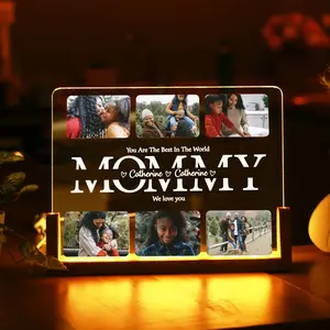 Personalized Photo Sign Mom's Birthday Gifts, Gift for Mom, Mom Gift from Daughter, Mother's Day Gift, Best Mom, Gift From Kids, Mothers Day Gift Ideas