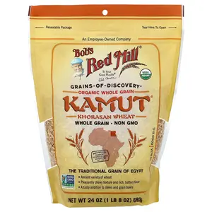 Bob's Red Mill Organic Kamut®, Whole Grain, 24 oz (680 g) Bob's Red Mill Organic Kamut®, Whole Grain, 24 oz (680 g)