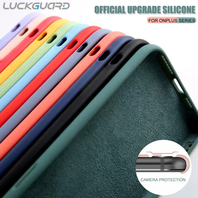 One Plus Ace 2 3 Pro Case Original Liquid Soft Silicone Cases For Oneplus 8 8T 9 9R 11 12 13 15 13T Ace6 2V 3V Protection Cover