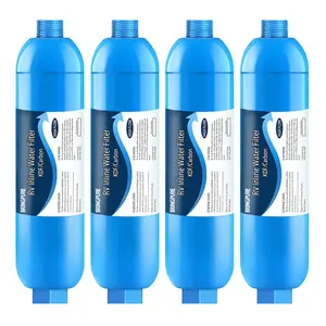 4pcs RV Inline Water Filter, NSF Certiified，For RVs And Marines, Drinking & Washing Filter, Reduces Lead, Fluoride, Chlorine, Bad Taste & Odor.