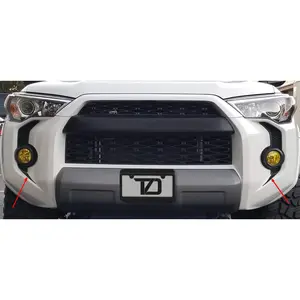 Premium Cast Matte Black Fang Vinyl Decals for 2015-2024 4Runner