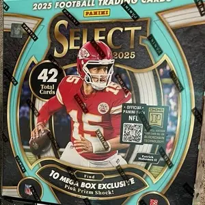 2025 Panini SELECT NFL MEGA BOX (RIP’nSHIP)! 1 box: 6 packs, 7 cards each: 42 cards total