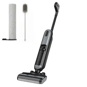 Wet Dry Vacuum Cleaner with Self-Cleaning System, Cordless All-in-One Vac Mop with Dual Water Tank, Tangle-Free Brush for Hardwood Tile Marble, 35Min Runtime