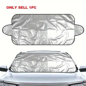 Car Windshield Cover, Car Windshield Sunshade, Front Windshield Sunshade, Anti-UV Snowproof Full Protection Double Sided Windscreen Cover, Sun Snow Ice Universal Shields