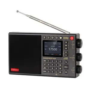 Choyong LC90 Multi-Band Smart Internet Radio, 4G/WiFi Global Receiver with AM/FM/LW/SW/SSB, 40,000+ Stations, 10M Podcasts, Hi-Fi Sound, GPT Voice Search, 5000mAh Replaceable Battery