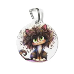 Colorful Pet Tag for Dogs, Customizable Pet ID, Fun Dog Accessory, Cute [...]