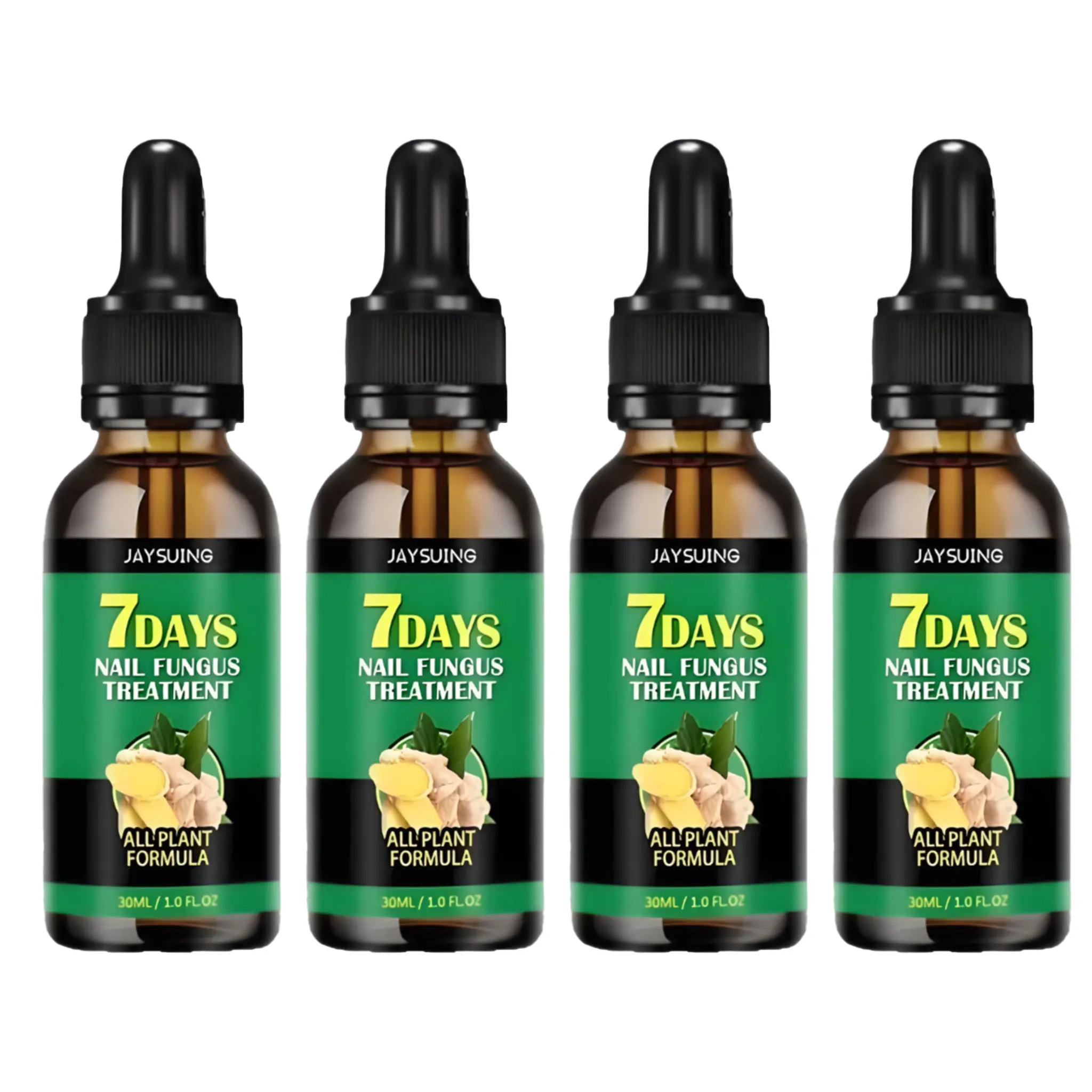 7 Days Rapid Nail Fungus Treatment - 30ml All Natural Plant Formula Serum for Toenail & Fingernail Repair - Restores Discoloration, Thick Nails and Strengthens Cuticles