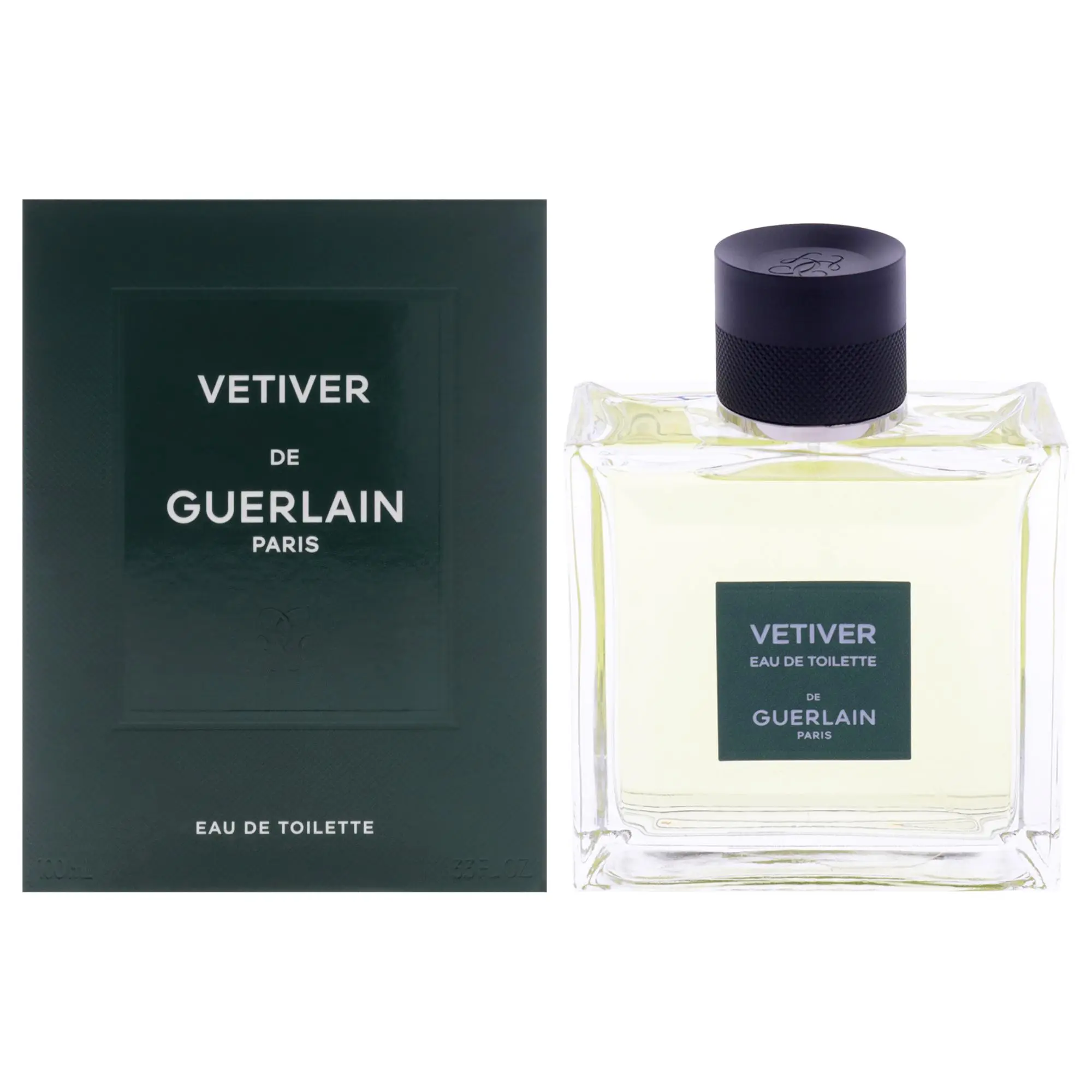Guerlain Vetiver for Men - Classic Vetiver, 3.3oz EDT Spray, Minimalist Pack