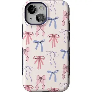 Casely iPhone Bold Case | Coquette Girlie | Pastel Bows | Bold Protective Design | Compatible with MagSafe