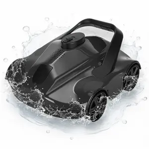 [FLASH SALE] Garvee Cordless Robotic Pool Cleaner with 130-Min Runtime & Self-Parking, Powerful Filtration, Easy-Use Pool Vacuum for Above-Ground Pools up to 860 Sq.Ft
