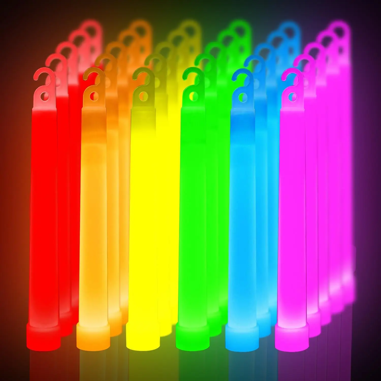 24 Pack Glow Sticks Bulk Party Supplies