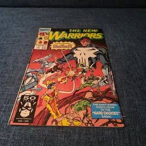 Marvel Comics The New Warriors 1991 #9 Hard Choices with Guest Star the Punisher Shattering Conclusion to the Hard Choices Saga