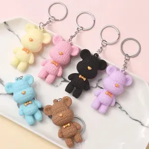 Bear Keychain - Cute Cartoon Toy Pendant for Bag, Phone & Car Decoration