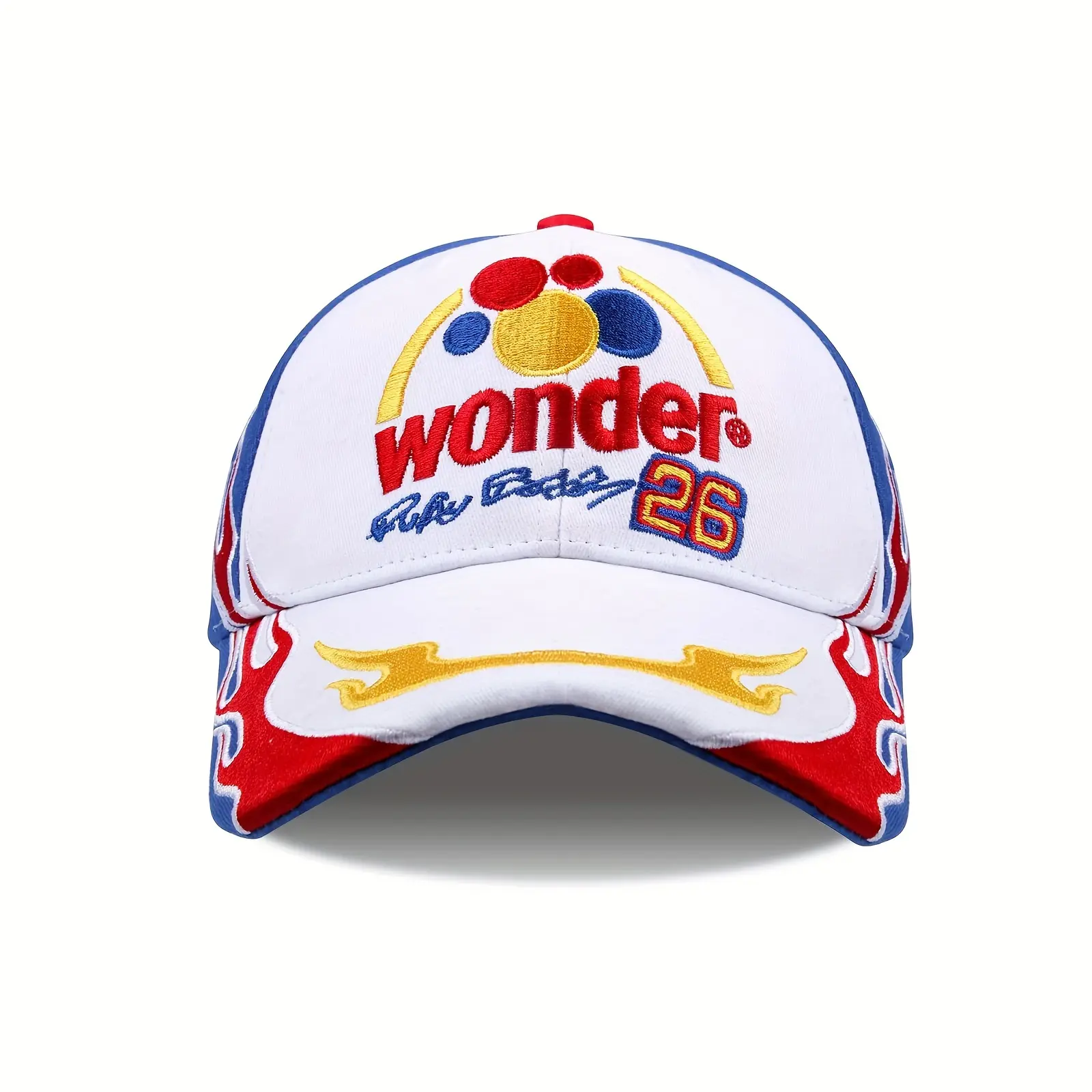 26 Embroidery Adjustable Men's Cap Talladega Nights Baseball Cap, Unisex Ricky Bobby Soft Trucker Hat for Women Men, Outdoor Sports Cap