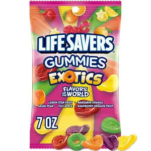 2 Pack LIFE SAVERS Exotics Gummy Candy, 7 oz Bag