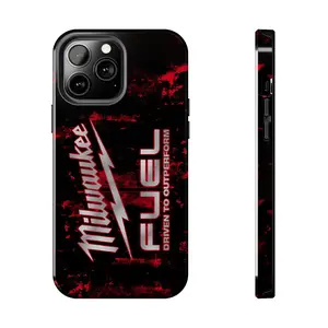 Milwaukee Tool Phone Case - Heavy Duty Red Mechanic Edition Phone Case - Industrial Grade Tough Shell - Phone Cover for iPhone 7-17 Pro Max / for Samsung S21-S25 Ultra