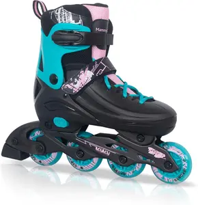 Adjustable Inline Skates for Kids Teens Adults, Full Light Up Wheels Beginner Roller Blades Skates, Indoor Outdoor Sport Skates for Boys Girls Youth