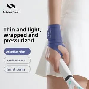 Unisex Adults' Thin Wrap Sports Wrist Guard, Summer Thin, Breathable & Pressurized, Anti-Sprain Wrist Support for Badminton & Fitness, Tendon Sheath Protection Belt