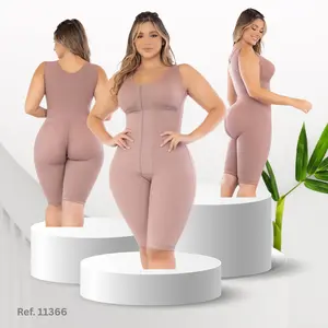 Post-surgical High Compression Girdle with Bra, Knee-Length