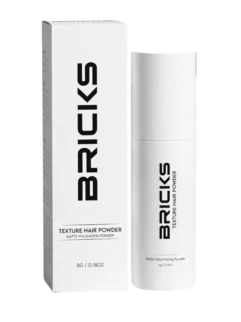 BRICKSTHEORY Men's Root Texture Powder - Silica Blend, Matte Finish, Texturizing Volumizing Product, Instant Lift, No-Wash, Lightweight, Oil Control, 50g Daily Haircare Styling Product for Any Hair (Apply Dry, Single Bottle)