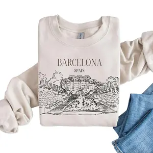 Barcelona Spain Sweatshirt, Barcelona Sweatshirt, Barcelona Shirt, Spain Shirt, Spain Sweatshirt, Barcelona Travel Shirt, Spain Lover