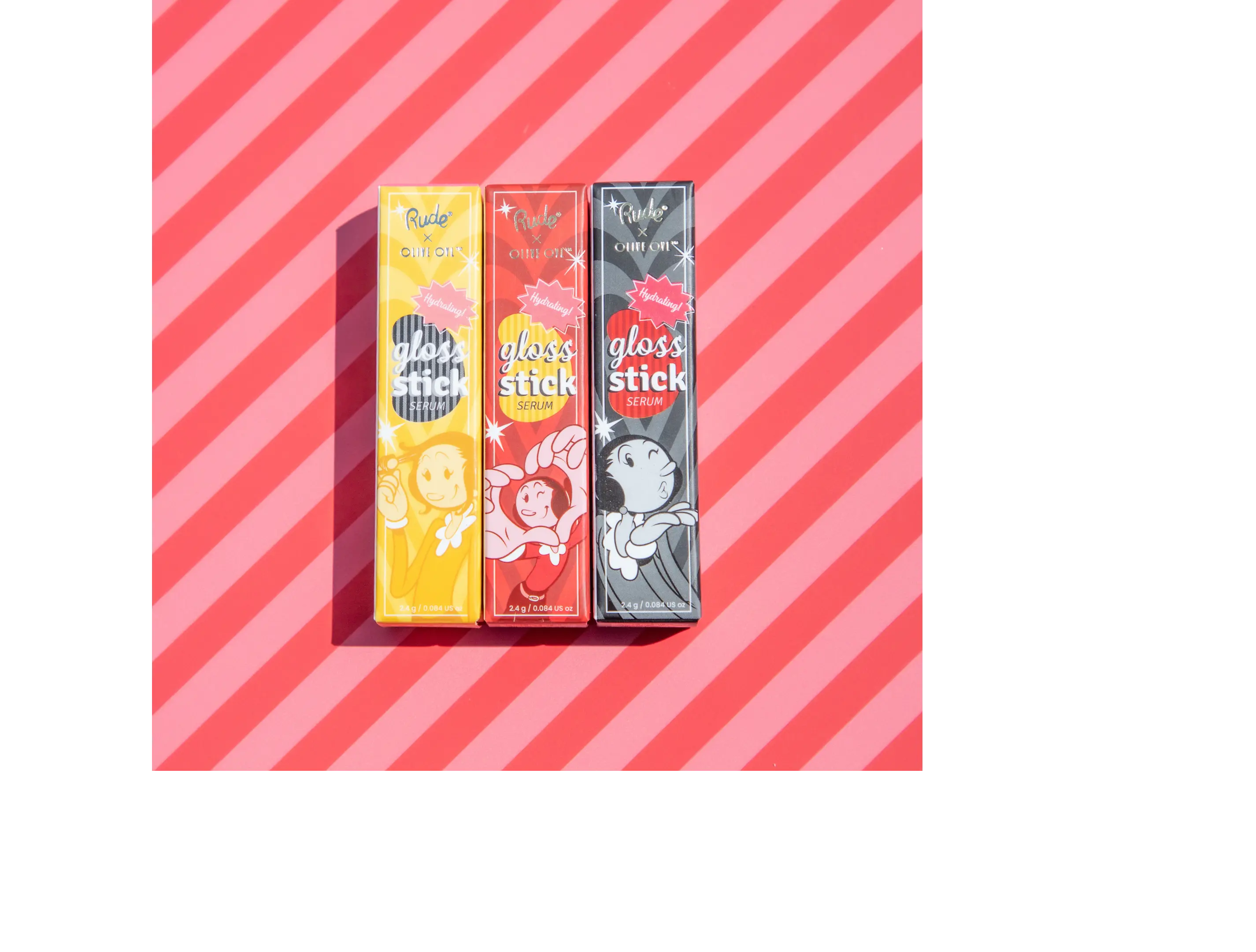 Olive Oyl Gloss Stick Serum - 3 Piece Set