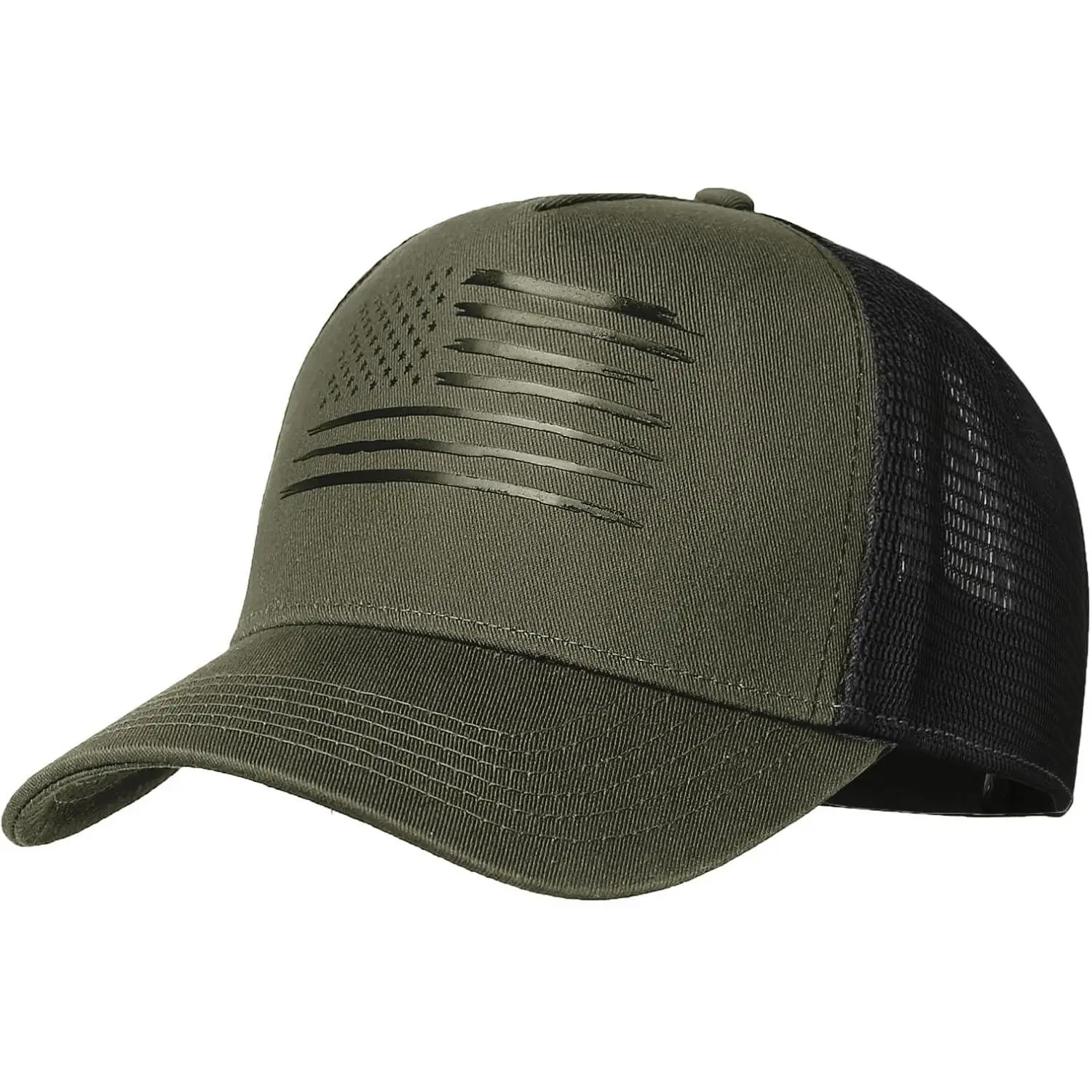 Oversize XXL  Flag Trucker Hat Baseball Cap for Men Women,Adjustale 3D Embossed  Baseball Big  Cap JinhuanXuan SHOP