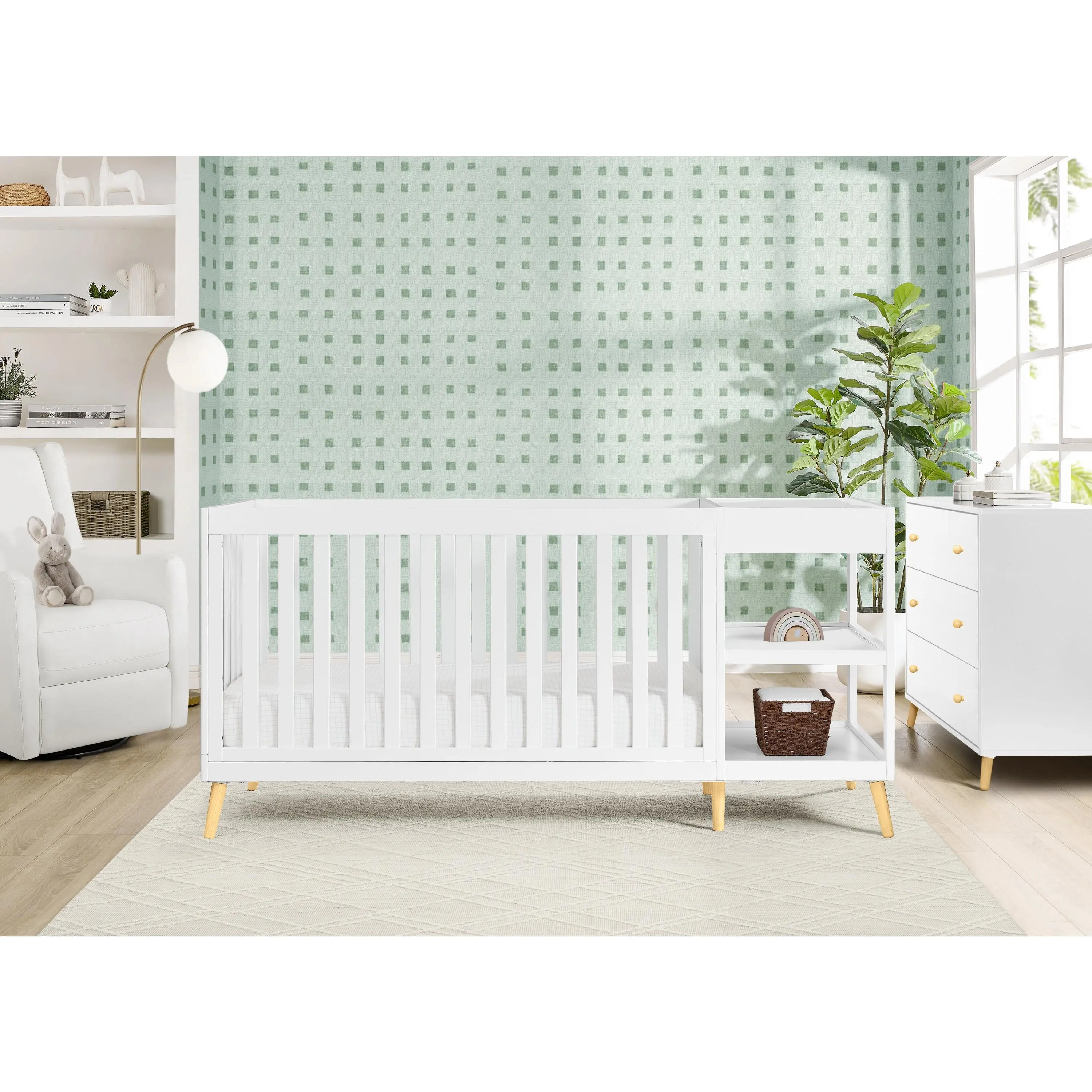 Essex 4-in-1 Convertible Crib and Changer
