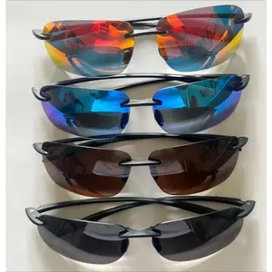 Polarized Sports Sunglasses for Men & Women Lightweight TR90 Rimless Frame with UV Protection Perfect for Running, Cycling, Fishing & Outdoor Adventures Durable & Comfortable Shades