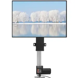 【Spotlight Day】VEVOR Automated TV Elevator TV Wall Bracket, 31" Stroke, Supports Up to 60" Screens & 132 lbs, Adjustable Height 42"-73", Remote Controlled