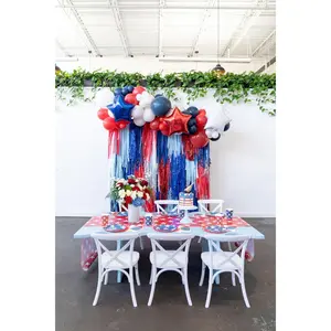 Stars & Stripes Fringe Backdrop