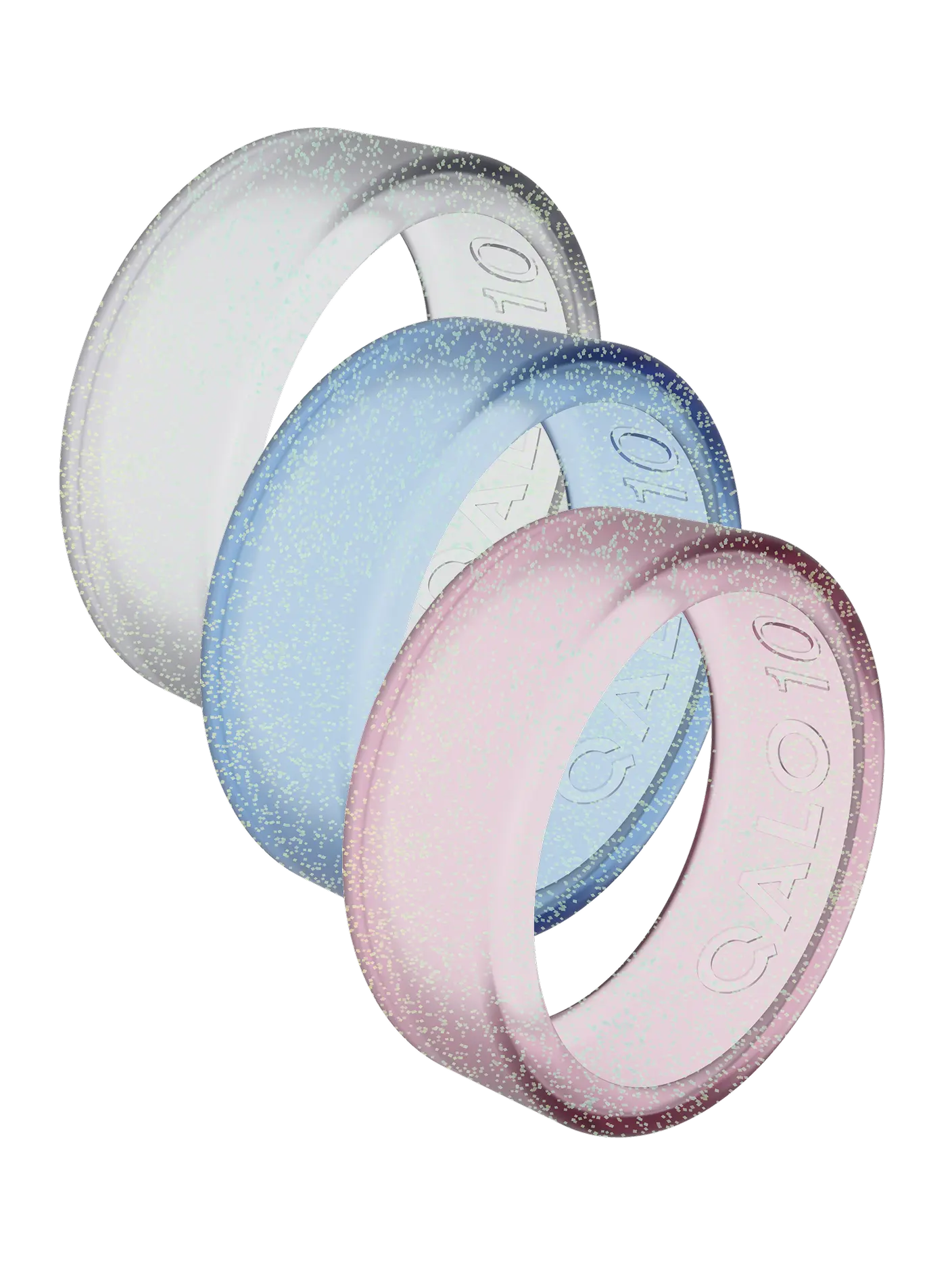 QRNT Slim Silicone Ring Jelly Covers - 3-Pack Wearable Tech Accessories, Silicone Shield Protector for Wearable Device Protection