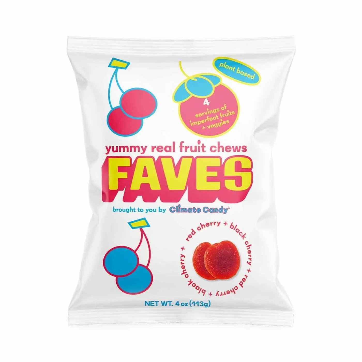 FAVES - Tart Cherry Fruit Chews sweet candy