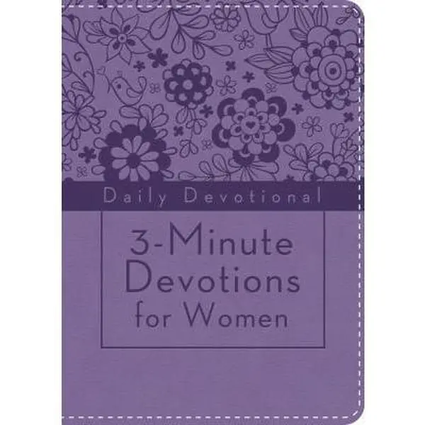 USED Book - 3-Minute Devotions for Women: Daily Devotional, Purple by Inc. Barbour Publishing (Unknown) - english
