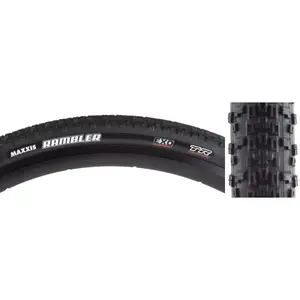 Maxxis Rambler Tire - 700 x 50 Tubeless Folding Black Dual EXO