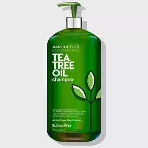 Tea Tree Itchy Scalp Shampoo, 16 fl oz Haircare Cleanser with Scent for Daily Use