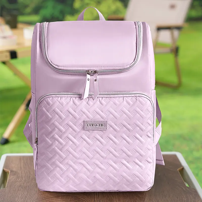 17L Large Capacity Picnic Backpack，Women's Insulated Lunch Backpack，Men's Waterproof Hiking Backpack Cooler Soft Cooler Bag for Picnic Camping