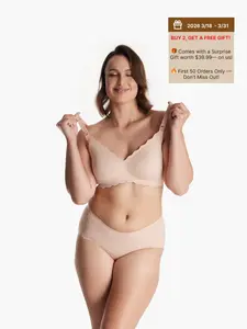 【BUY 2 GET A FREE GIFT, FIRST 50 ORDERS 】Momcozy Nursing Bras for Breastfeeding（recommend one size up）, YN46 Jelly Strip Support Comfort Maternity Bra, Seamless Soft Wirefree tiktok shop pumping bras maternity  undies，A