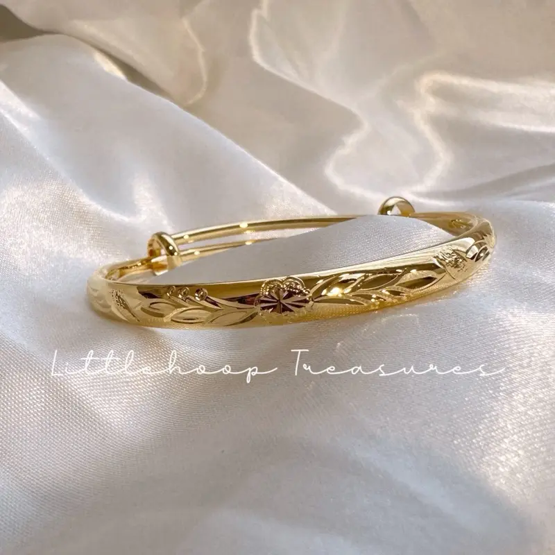 Adjustable Gold Filled Baby Bracelet for Toddlers - Perfect Accessory for Your Little One