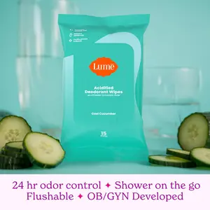 Lume Whole Body and Feminine Care Deodorant Wipes