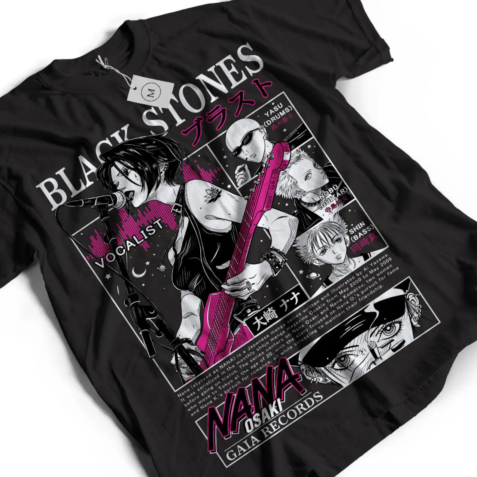 Anime shirt Anime lover shirt, Anime Gift Nana Anime Merch, Nana Anime Shirt, Nana Osaki Manga,Fashion Cotton, Full Colors, Full Sizes