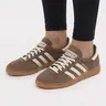 Adidas Handball Spezial Earth Strata Gum Women's Sneakers | Earth Tone Retro Court Shoes | Gum Sole | Lifestyle | IF6490