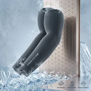 Compression Arm Sleeves with Quick-Activating Water-Based Cooling Technology, UPF 50+ Sun Protection, Moisture Wicking, Breathable, Cooling for Sports, Running, Basketball, Gym Workout, Outdoor Activities, Athletic Performance Gear