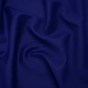 Wool Basketweave Suiting by Alexander McQueen - Cobalt Blue - Designer Deadstock