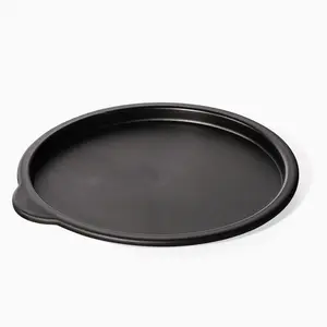 USELUCK-7 & 8 Inch Replacement Lids Set for Saucepan & Frying Pan – Exact Fit for 20-Pc Cookware Collection, Heat-Resistant & Dishwasher Safe – Black/White