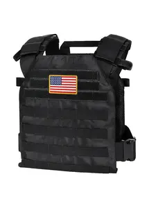 Tactical Quick Release Molle Vest, Adjustable Lightweight Sport Vest for Training Outdoor with Patch, Casual Adjustable Vest for Training & Outdoor, Tactical Equipment