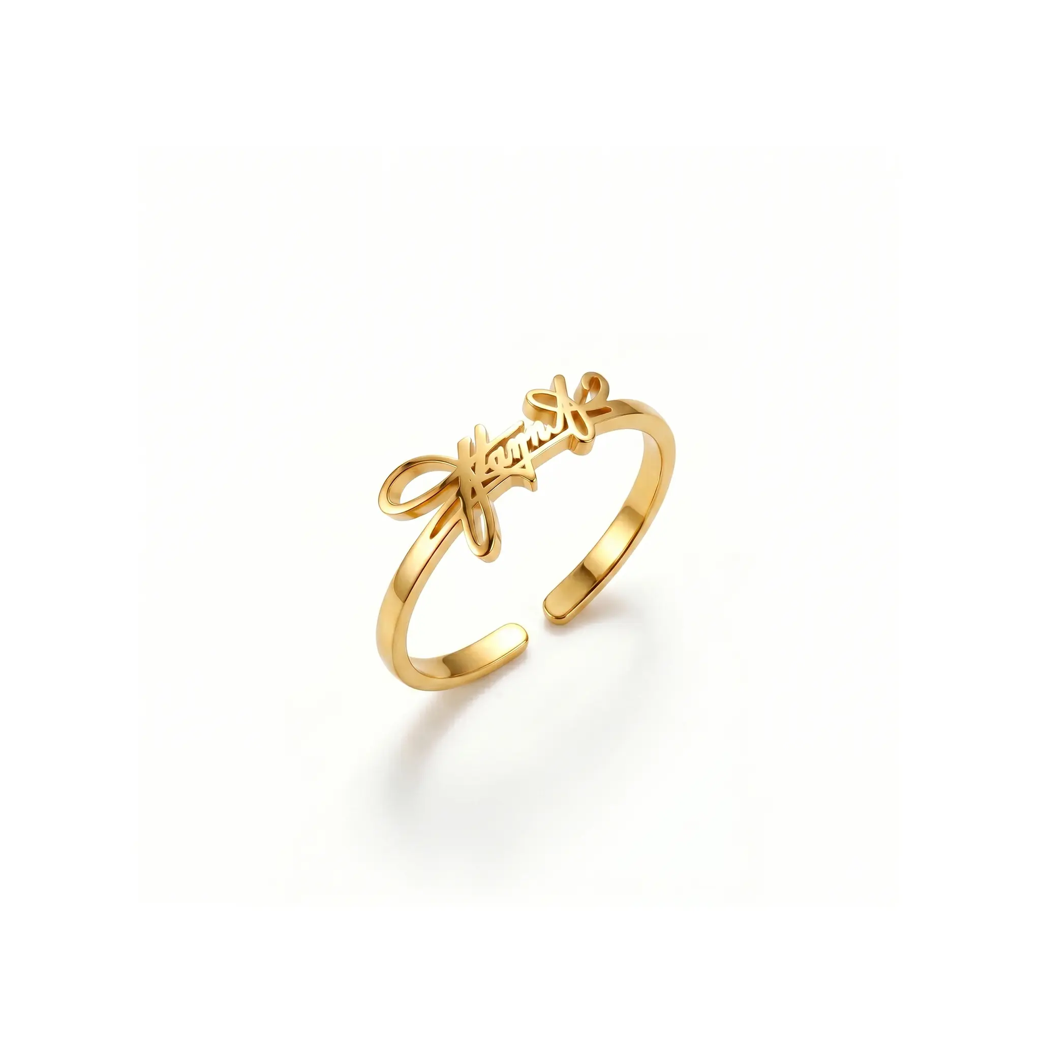 [Made-to-Order] Custom Name Ring