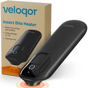 Sting Relief Healer, Chemical-Free Portable Physical ThermalCare Tool, Fast Electronic Heating Device for Calming Uncomfortable Itching and Swelling, Premium Father's Day Gift, IdealSummer Indoor & Outdoor Daily Essential