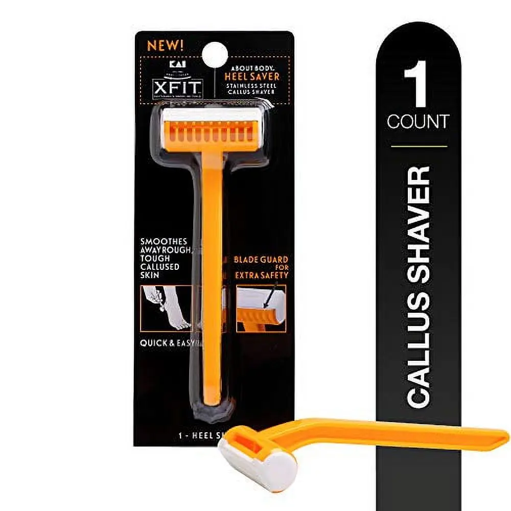 Kai XFIT About Body Heel Saver Stainless Steel Callus Shaver